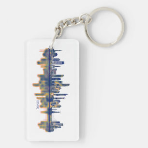 Izmir Skyline Key Ring