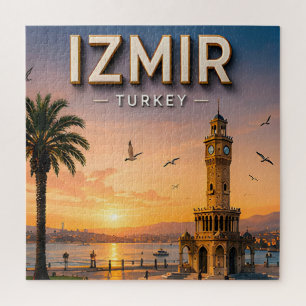 Izmir Turkey Aegean Sea Historic Coastal Travel Jigsaw Puzzle
