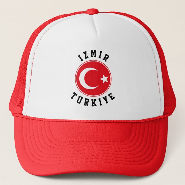 Izmir, Turkey Trucker Hat (Front)