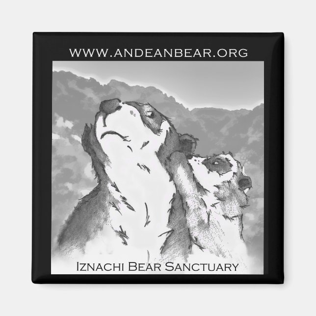 Iznachi Bear Sanctuary Magnet (Front)