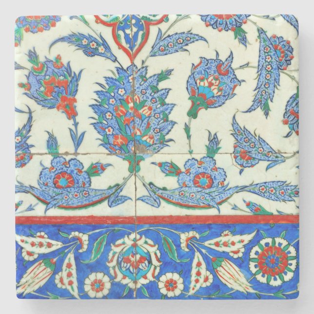 iznic ceramics Stone Coaster (Front)