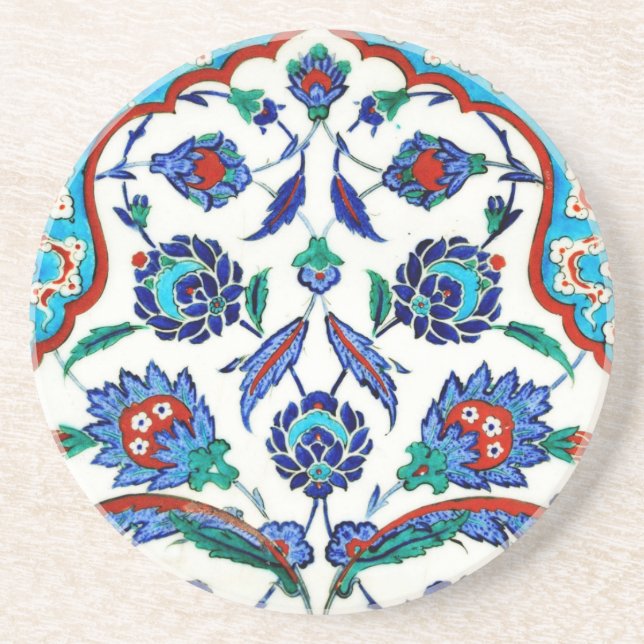 iznik ceramics coaster (Front)