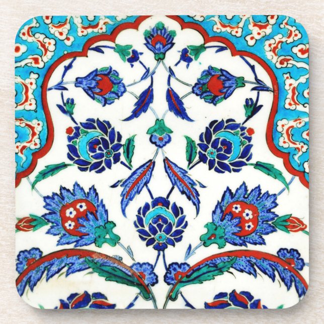 iznik ceramics coaster (Front)