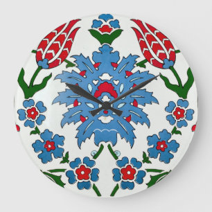 iznik ceramics large clock