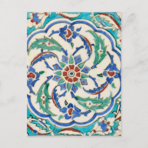 iznik ceramics Postcard