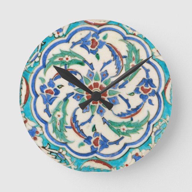 iznik ceramics round clock (Front)