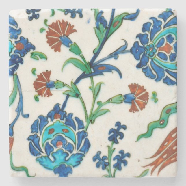 iznik ceramics Stone Coaster (Front)