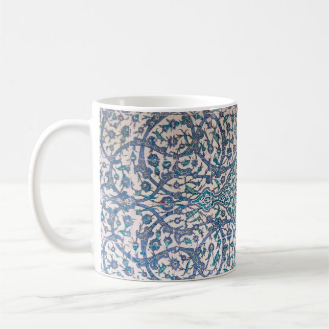 Iznik Tile Wall Coffee Mug (Left)