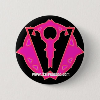 izzie Voodoo logo button/badge 6 Cm Round Badge