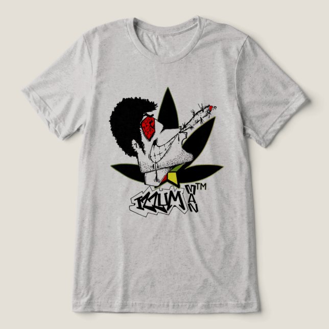 Izzumman Mens Attire Tri-Blend Shirt (Design Front)