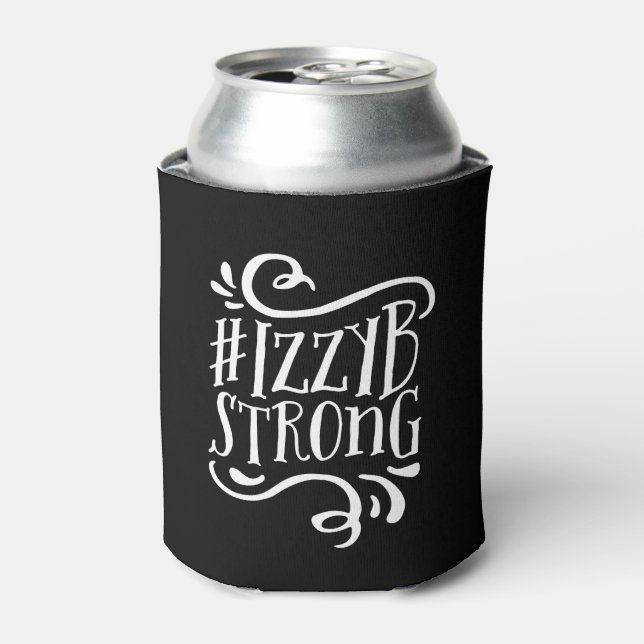 #IzzyBStrong Beer Can Can Cooler (Can Front)