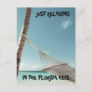 j0423125, JUST RELAXING, IN THE FLORIDA KEYS Postcard