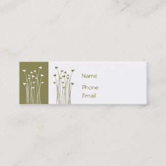 j0433235, Name, Phone, Email Mini Business Card