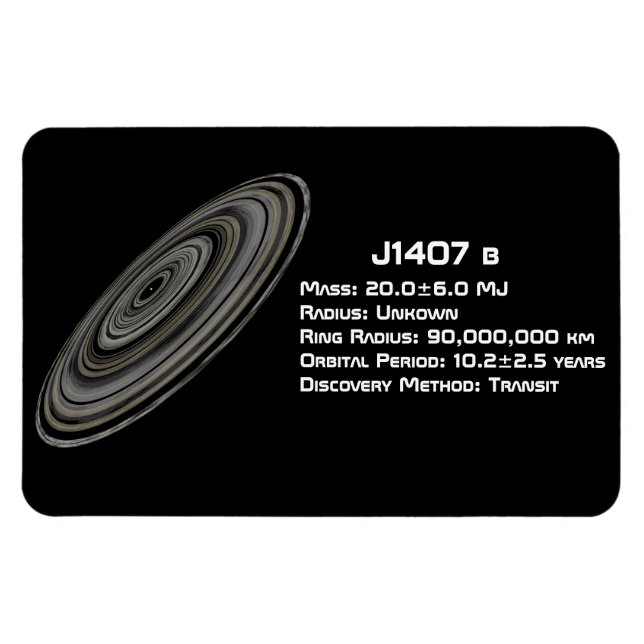 J1407 b (1SWASP J140747.93−394542.6 b) Magnet (Horizontal)
