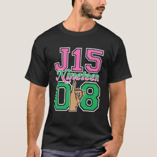 J15 Nineteen 08 Founder s Day AKA Women Hand Sign T-Shirt