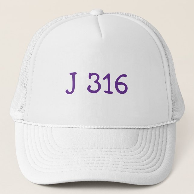 J316 Gospel Christian Trucker Hat (Front)