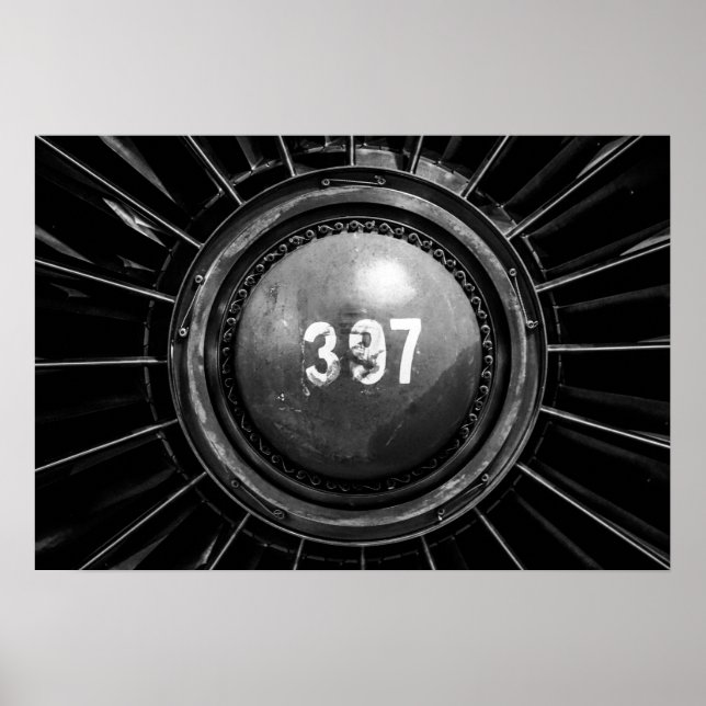 J58 Jet Engine Fan - SR-71 Blackbird, A-12, YF-12 Poster (Front)