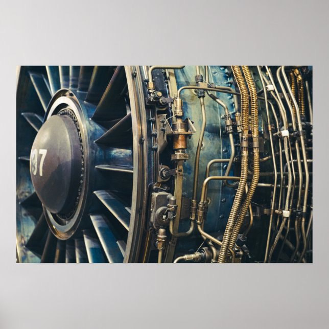 J58 Jet Engine - SR-71 Blackbird, A-12, YF-12 Poster (Front)