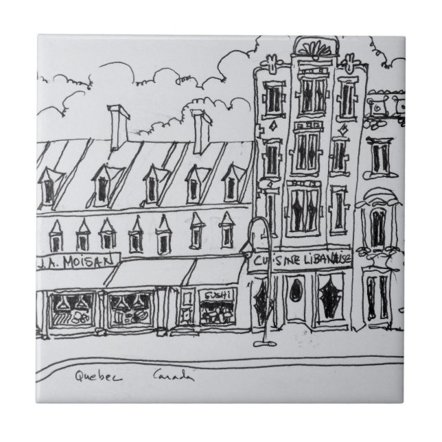 J.A. Moisan Grocery Store | Canada Ceramic Tile (Front)