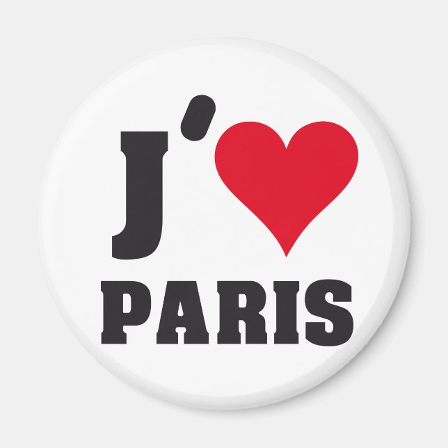 J´AIME PARIS MAGNET (Front)
