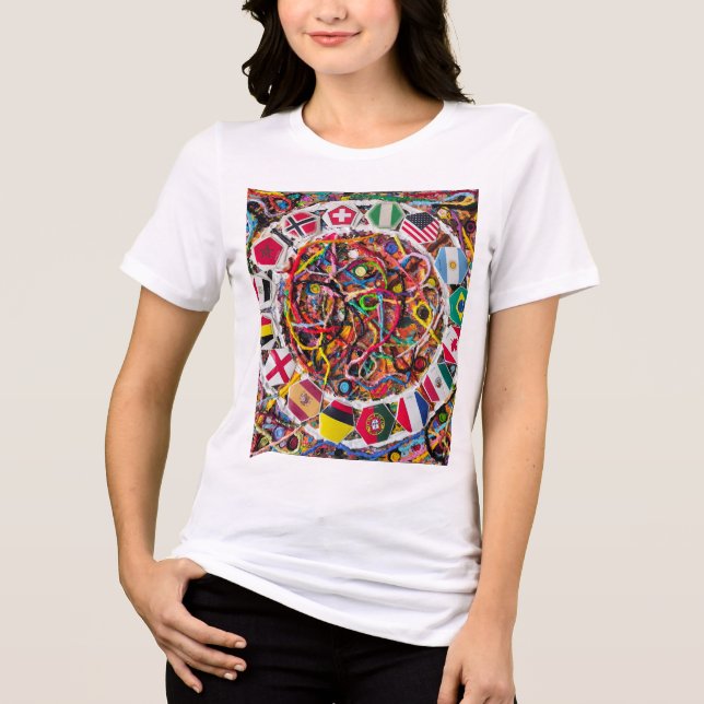 J. Bonegard | Nessun Dorma Artwork Tri-Blend Shirt (Front)