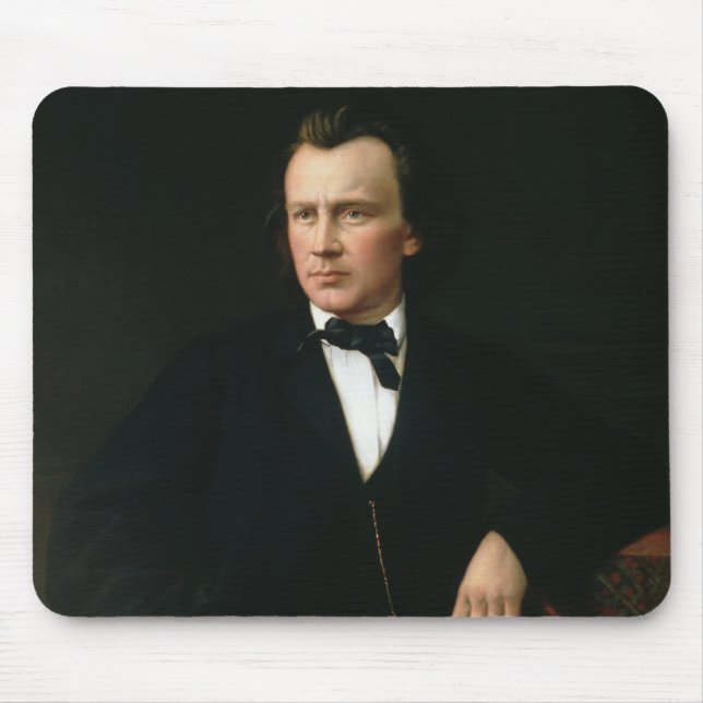 J. Brahms, c.1860 Mouse Pad (Front)
