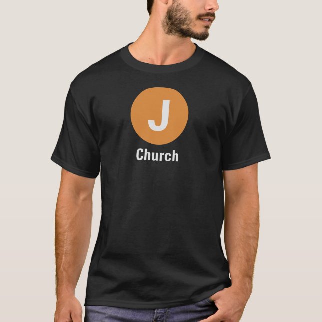 J Church Dark T-Shirt (Front)