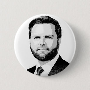 J.D. VANCE 6 CM ROUND BADGE
