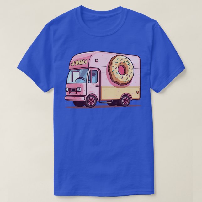 J Dilla Doughnuts Van T-Shirt (Design Front)