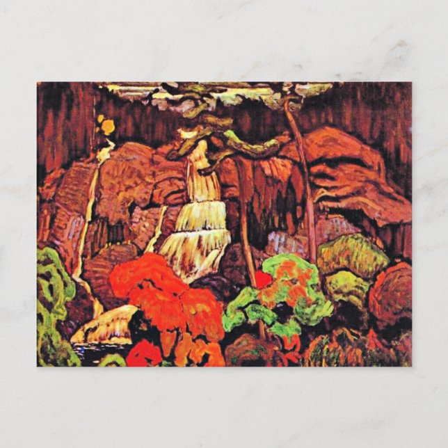 J.E.H. MacDonald - Algoma Waterfall, Postcard (Front)