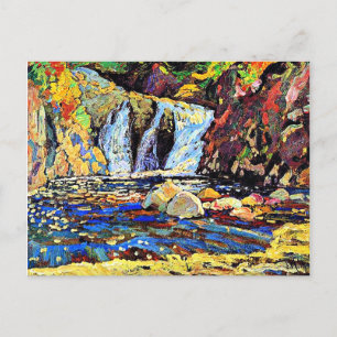 J.E.H. MacDonald - The Little Falls sketch, 1918 Postcard