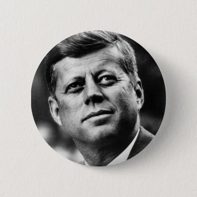 J.F.K. 6 CM ROUND BADGE (Front)