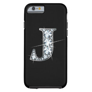 J Faux-"Diamond Bling" Tough iPhone 6 Case