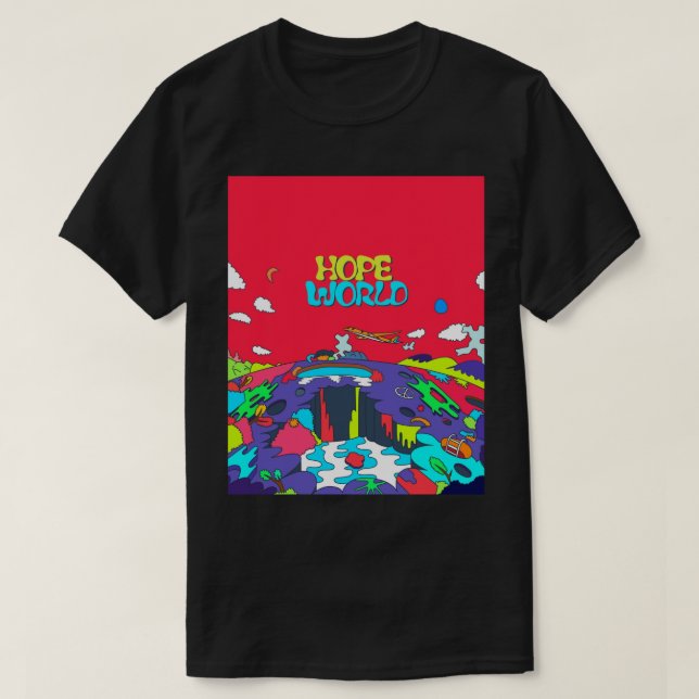 J-Hope Hope World Album Art Graphic T-Shirt (Design Front)