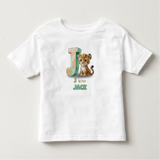 J is for Jack – Personalised Toddler T-shirt