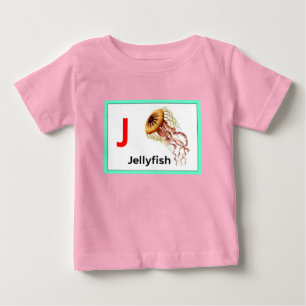 J is for Jellyfish  Baby T-Shirt