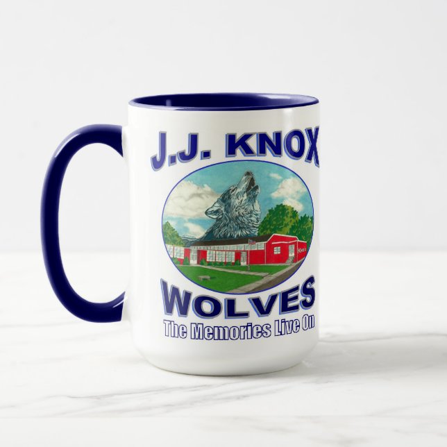 J.J. Knox Fire 50th Anniversary Mug (Left)