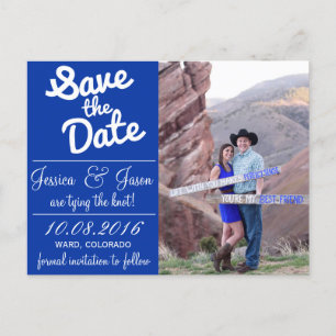 J+J Save the Dates Announcement Postcard