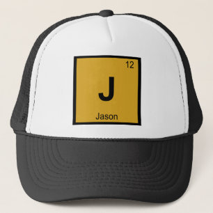 J - Jason Argonauts Chemistry Periodic Table Greek Trucker Hat