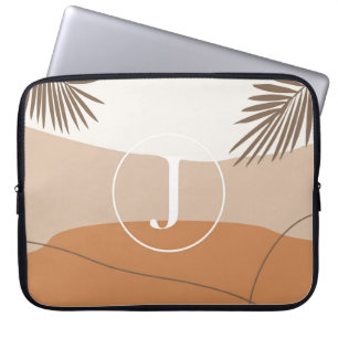 J - Jnitial Monogram Letter J Abstract Design Laptop Sleeve