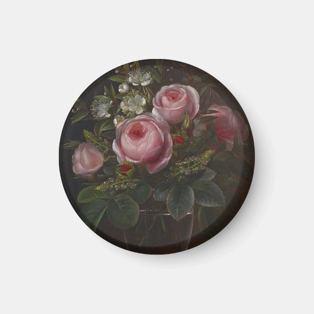 J.L. Jensen - Roses and Tree Anemones in a ... Magnet (Front)
