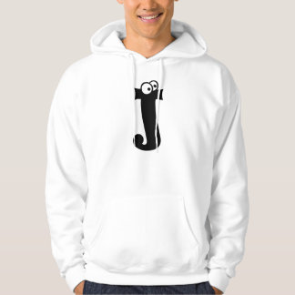 J, letter with eyeballs hoodie