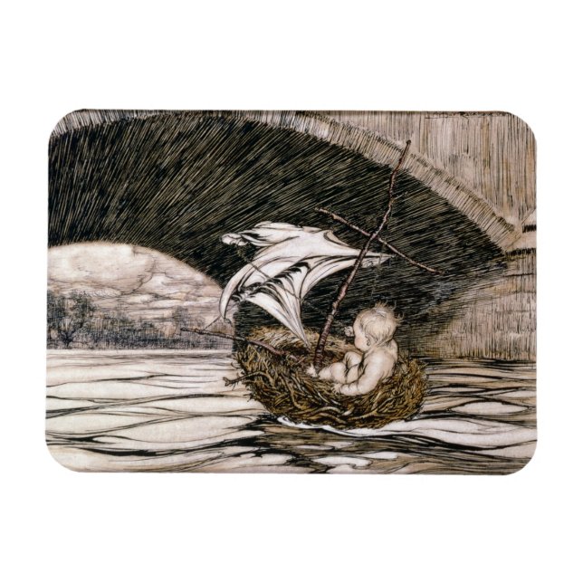 J.M. Barrie | 'He Passed Under the Bridge and Came Magnet (Horizontal)