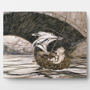 J.M. Barrie 'He Passed Under the Bridge and Came Plaque