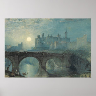 J.M.W. Turner - Alnwick Castle Poster