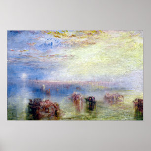 J. M. W. Turner Approach to Venice Poster