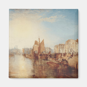 J.M.W. Turner: Harbor of Dieppe Romantic Fine Art Magnet