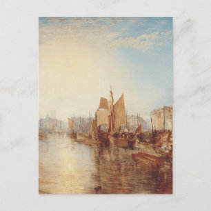 J.M.W. Turner: Harbor of Dieppe Romantic Fine Art Postcard