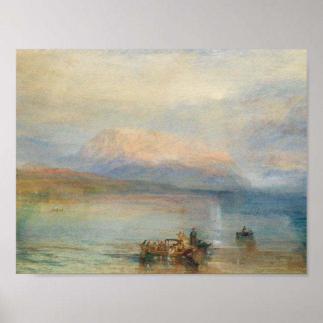 J. M. W. Turner - The Red Rigi Poster (Front)