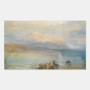 J. M. W. Turner - The Red Rigi Rectangular Sticker